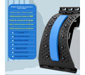 Masajeador de tracción de estiramiento lumbar Herniación de disco lumbar Masajeador de acupuntura Cojín acostado Columna vertebral Ortopédica lumbar