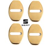 Car Door Lock Buckle Cover Latch Stop Anti Rust Door Lock Cover Protect Buckle Cover For Seat Cupra Ateca Fr 2016-2021 - Door Lock Protective Cover