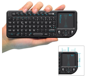 2.4GHz Mini Wireless Keyboard English/ES/FR Keyboards with TouchPad for Android TV Box/PC/Laptop