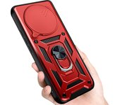 Shockproof Case for Realme 12 / Realme 12X 5G Stand Phone Back Slide Lens Protection Cover