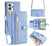 Funda de cuero Flip magnético con correa de mano para Realme GT2 Pro 5G