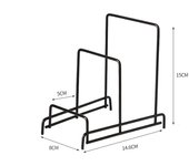 Minimalism Multi Layer Iron Art Rack Shelf Rust-Free Metal Kitchen Organizer Rack Multifunctional Pot Cover Rack Bowl Dish