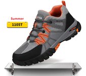 Zapatos de trabajo con punta de acero para hombre, zapatillas de seguridad  botas antideslizantes, zapatos indestructibles