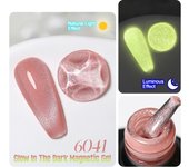 Parkson 10ml Night Glow Cat Eye Nail Gel Polish Shining Meteor Magnetic Cat Eye Gel Polish Glitter Lacquer Semi Permanent UV Gel