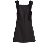 - Autumn New Women's  Sleeveless with Bow Casual Mini Feminine Fashion Elegant Short Party Dress