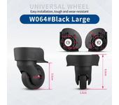 Trolley Suitcase Universal Wheel Accessories Suitcase Replacement Roller Parts Luggage Wheel Replacement Maintenance Universal P