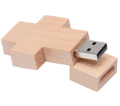 JASTER Cross Free Custom Logo USB Flash Drive 128GB Creative Gift Memory Stick 64GB Walnut Wooden Box External Storage 32GB 16GB