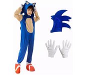 Disfraz Cosplay Tipo Sonic Boom Superheroe Erizo