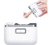 Cortadora de uñas eléctrica 2 en 1, cortadora de uñas automática, cortadora de uñas eléctrica de 2 velocidades con luz LED