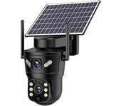V380 Solar Dual Lens 4G/Wifi Outdoor Camera PIR Human Detection Night Vision Security Video WIFI IP Camera 8MP 4K Battery PTZ Monitor CCT VCamera