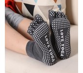 Breathable Soft Non-slip Sports Solid Color Middle Tube Hosiery Korean Style Socks Yoga Socks Women Five Finger Socks