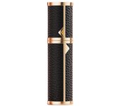 Luxury Bottom-filled Perfume Bottle Aluminum Fragrance 5ml Real Leather Spray Bottle Perfume Atomizer Fine Mist