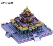 Microworld 3D Metal Styling Puzzles Games Famous Tower Buildings Models DIY Assemble Kit Jigsaw Toys Birthday Gift For Adult