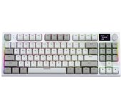 Teclado mecánico inalámbrico  K86, diseño 75%, tecla completa, pantalla TFT intercambiable en caliente, perilla de Metal, teclado Macro definido