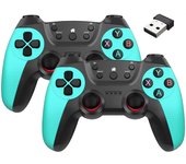 Double Gamepad USB 2.4G Wireless Multi-function For PC/Laptop/Android/PC360/TV Box/Game Box/Linux Controller Joystick Handle Set