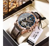 Reloj mecánico para hombre totalmente automático de marca suiza nuevo reloj luminoso impermeable