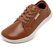 Zapatillas Casuales HOBIBEAR Para Hombres Y Mujeres Con Dedo Ancho Y Cero Bajada Zapatillas De Piel Sintética Ligera Para Caminar