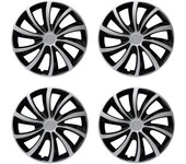 Hubcap Replacement R14 Hub Caps Universal Wheel Rim Cover ABS Material Exterior Accessories for Car Truck SUV - Set of