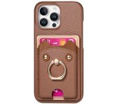 Ring Stand Phone Case, Card Holder Slim Protective Cover For iPhone 11 Pro Max 12 13 Mini XS X XR 7 8 SE SE3 Wallet Phone Cover