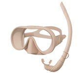 Espejo facial de buceo, antivaho 180 °   Espejo facial para snorkel, máscara de buceo en aguas profundas, gafas de buceo con tubo respiratorio
