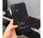 Dinosaur Phone Cover For Oneplus Nord CE 2 Lite 5G Couple Love Heart Back Case On Nord CE2 2Lite Shockproof Soft Bumper Coque
