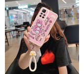 Funda de silicona Pulsera a prueba de golpes, parachoques para Xiaomi Redmi Note 11T 5G/ Poco M4 Pro 5G