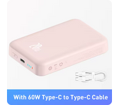 Baseus Power Bank 10000mAh 20W Mini Magnetic Wireless Fast Charge Auto-wake For iPhone 16 15 14 13 Pro Max Magsafe Powerbank