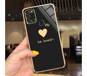 Maple Leaf Couple Heart Cases For Samsung A21s Case Silicone Cover Samsung Galaxy A21s SM-A215F Camera Protection Casing Soft