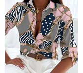 Women's Casual Checkered Print Long Sleeve Shirts, Street Clothing, Plus Size Tops, Yellow And White, Summer Fashion