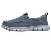 Men's Comfortbale Lightweight Slip-On Loafers Canvas Walking Shoes