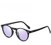 Nuevas gafas de sol polarizadas redondas TR90, gafas, gafas de sol que cambian de color