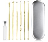Ear Cleaning Kit,Safe Ear Wax Removal Tool,Earwax Removal Kit,Painless Ear Pick,with Storage Box and Cleaning Brush