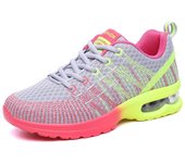Zapatillas Deportivas para Mujer Suela Suave de Malla, Transpirables, Zapatillas de Correr al Aire Libre, Zapatillas Casuales con Cordones