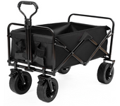 Folding Cart Portable Foldable 150L Large Capacity Multifunction Cart Outdoor Camping Table Light Wagon Bbq Trolley