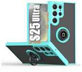 Funda magnética mate para Samsung Galaxy S25 S24 S23 S22 S21 S20 Ultra FE 5G S10 S9 Plus Lite, Funda con soporte de anillo