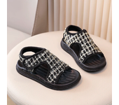 Girls Princess Sandals 2025 Brand New Summer Kids Beach Shoes Open Toes Classic Rubber Outsole Anti-skid Soft Breathable Fashion