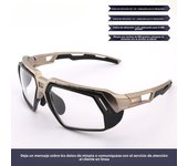 Gafas de ciclismo gafas integradas de grado de miopía marco vacío deportes a prueba de viento bicicleta para correr protección ocular gafas de sol