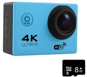 Action Camera Ultra HD 4K / 30fps WiFi 2.0" 140D Underwater Waterproof Cam Helmet Vedio Go Sport Pro