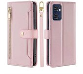 Moda Multifuncional Cremallera Magnético Funda de Cuero PU Solapa OPPO Reno 7 5G, Find X5 Lite, Cuerda Colgante Funda protectora