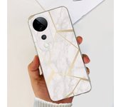 For Vivo S19 Pro V2362A Back Cover Soft Silicone Bumper For Vivo S19 V2364A Phone Case Clear Coque With Cartoon Pattern Capa Bag