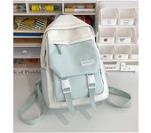 Diseño, viaje, mochila escolar, estudiante universitario, mochila, lindo, universidad, mochila, combinación de colores, fresco y dulce.