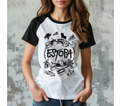 Estopa t shirt women Y2K Tee girl Japanese y2k comic clothes