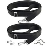 reinforcement Adjustable tensioner for tent, flat strap with hooks, tying rope, fixing buckle, 2 pieces