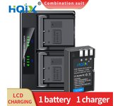 HQIX for Nikon D40 D40X D60 D3000 D5000 Camera EN-EL9 EL9A Dual Charger Battery