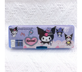 Sanrio Melody Hello Kitty Double-Sided Pen Case Stationery Box Multifunctional Pencil Case With Pencil Sharpener School Supplies