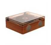 Retro CD Player Bluetooth 5.0 Rechargeable Built-in Speaker Portable Music Player USB HiFi Player with Infrared Remote B