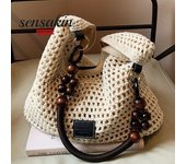 Summer Beach Vacation Bag for Women2025New Large Capacity Woven Straw Shoulder Bag Tote Bag