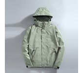 Men‘s Rain Jacket Waterproof with Hooded Hiking Coat Lightweight Windbreaker Hardshell Men Women