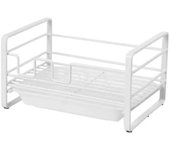 Space Saving Sturdy Sponge Holder Durable Stable Drying Rack Efficient Organization White/Black Dish Drainer Household