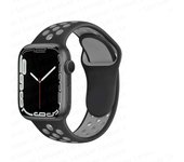 Silicone Strap For Apple Watch band 44mm 40mm 49mm 45mm 41mm 42mm sport bracelet correa iWatch Series 8 SE 7 6 3 9 Ultra 2
